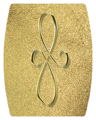 DAREC 601 GD SH GD Gold Scroll Shimmer Gold Background